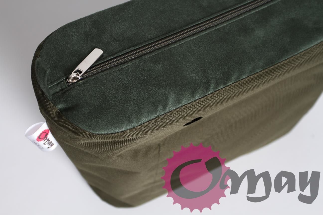 organizer OBAG STANDARD ekozamsz khaki 2 kieszenie wkład OMAY