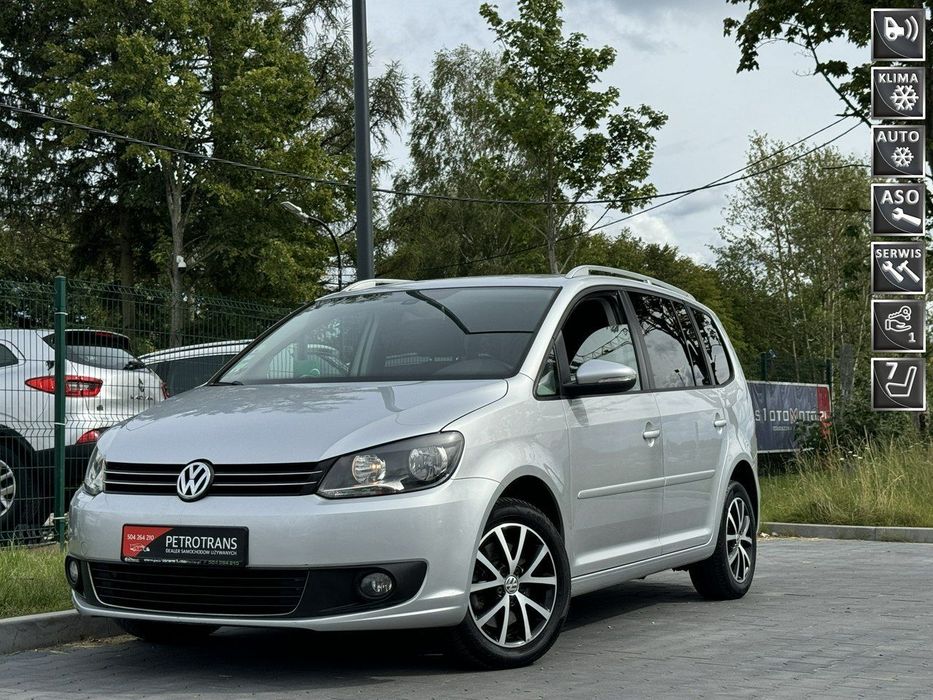 Volkswagen Touran 2.0 TDI / 140KM 7 OSOBOWY Tempomat Alufelgi Czujniki Parkowania