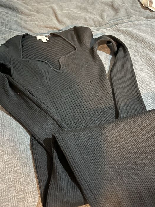 Чорна сукня H&M міді розмір S