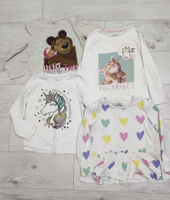 Набір регланів 4 р, кофтинки для дівчинки, реглан дитячий 104 см