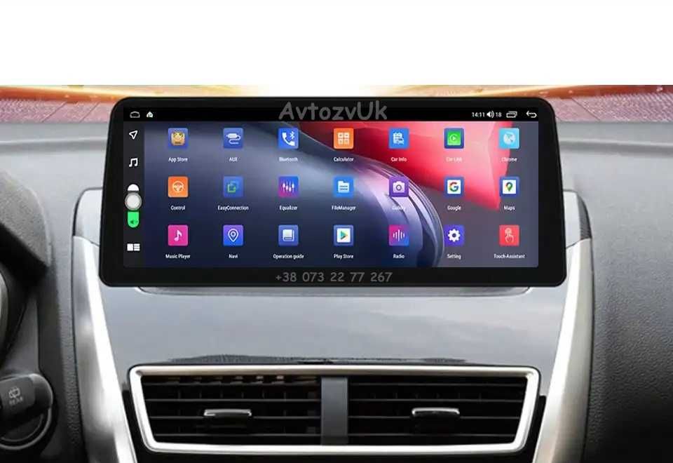 Магнитола ECLIPSE CROSS Mitsubishi Эклипс GPS 2 дин CarPlay Android 14