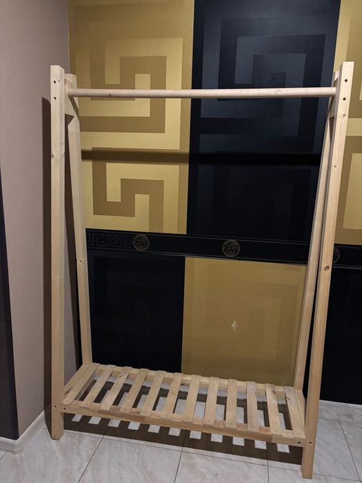 Вішалка для одягу підлогова дерево розбірна