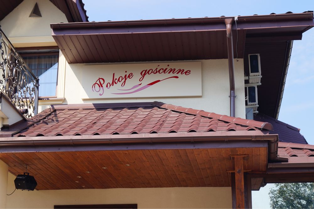 Reklama zewnetrzna -neon pokoje goscinne-agro turystyka-nocleg