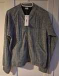 Srebrna bluza rozpinana, bomberka, Gina Tricot r. S, 36