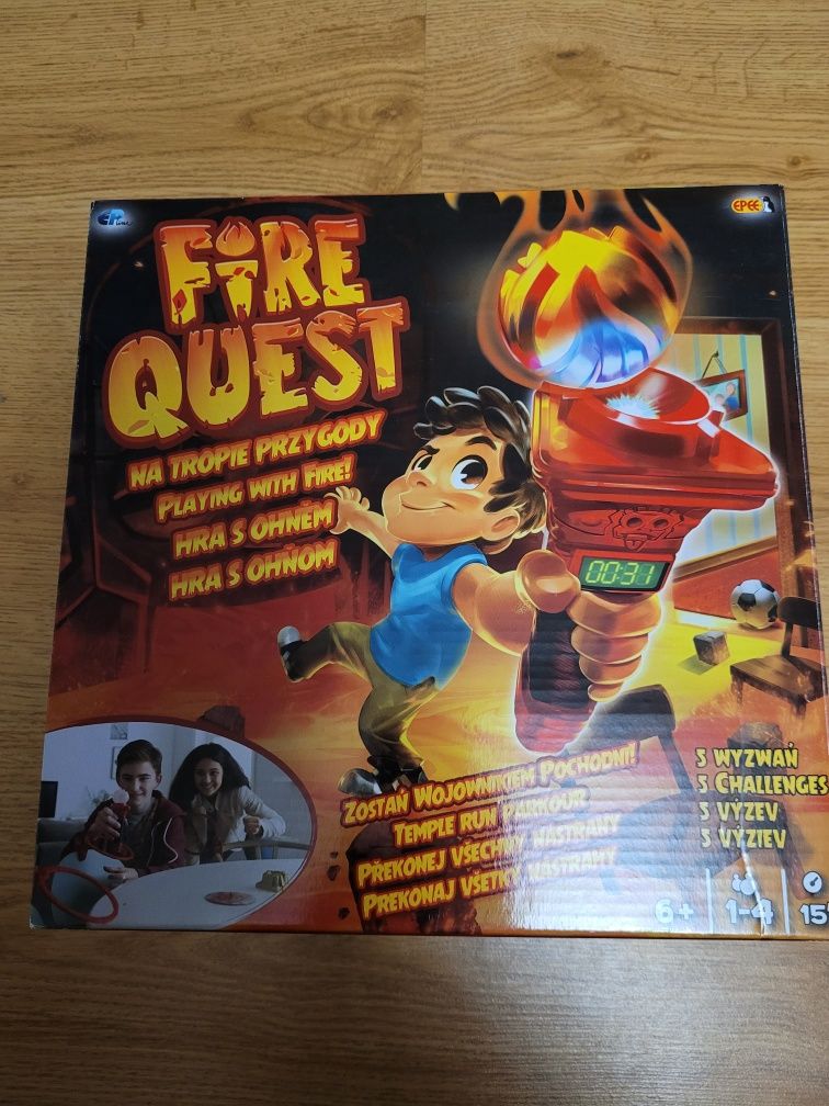 Fire Quest na tropie przygody.  Gra planszowa