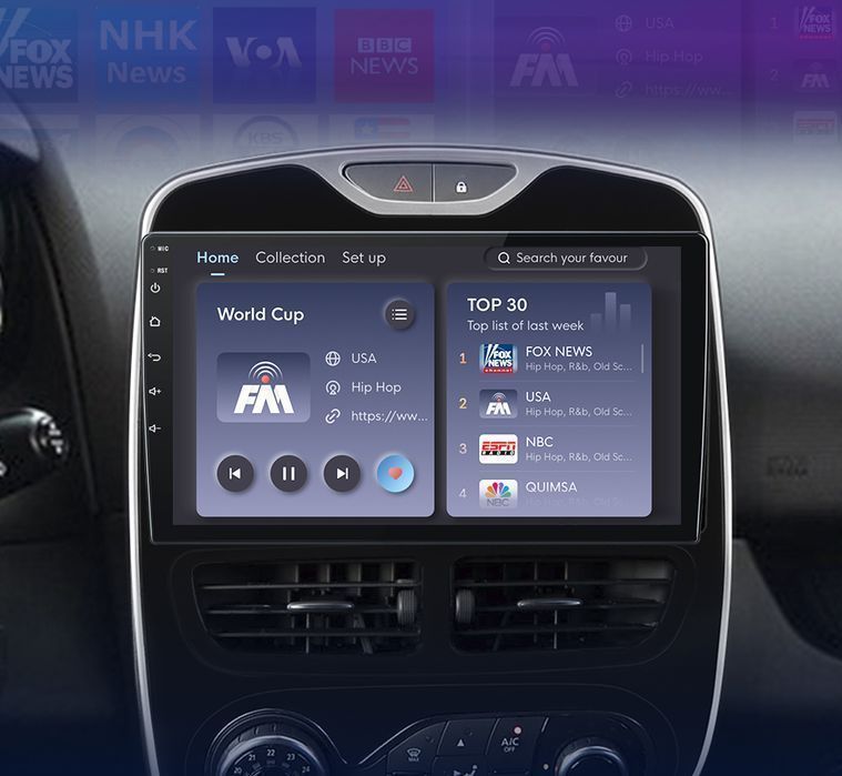 Nawigacja Renault Clio 4 ZOE 16-19 CarPlay Android Plus (6GB 128GB)A