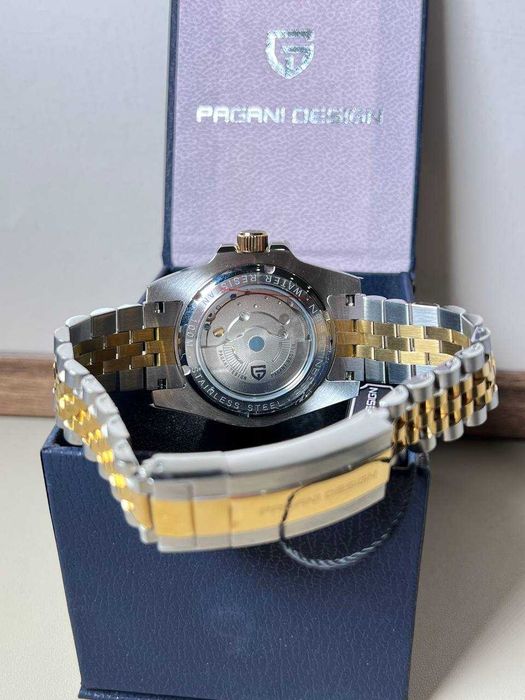 Годинник Pagani Design PD-1662 Silver-Gold 40mm