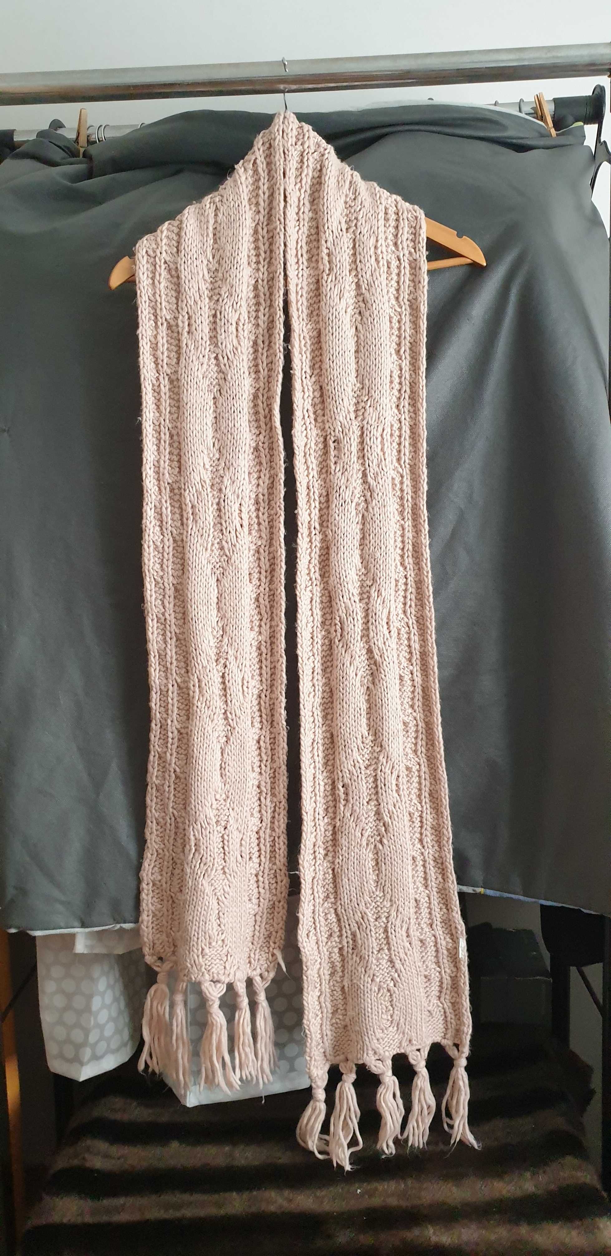 Cachecol rosa bebé
