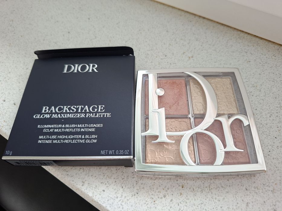 Dior Backstage Glow Maximizer Palette 003 Pearly Peach Glow