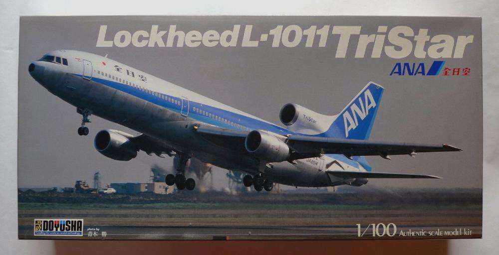 samolot -Lockheed L-1011 Tristar ANA 1:100 Piękny! 3 x Kalkomania!