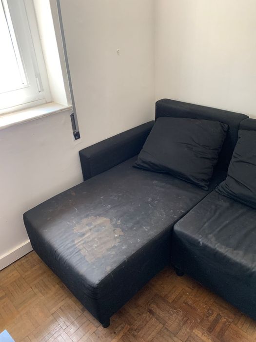 Sofa cama com chaise longue