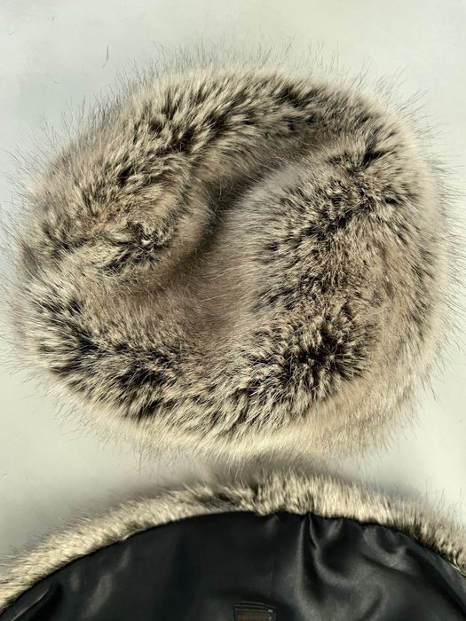 Conjunto gorro, luvas e gola de pelo