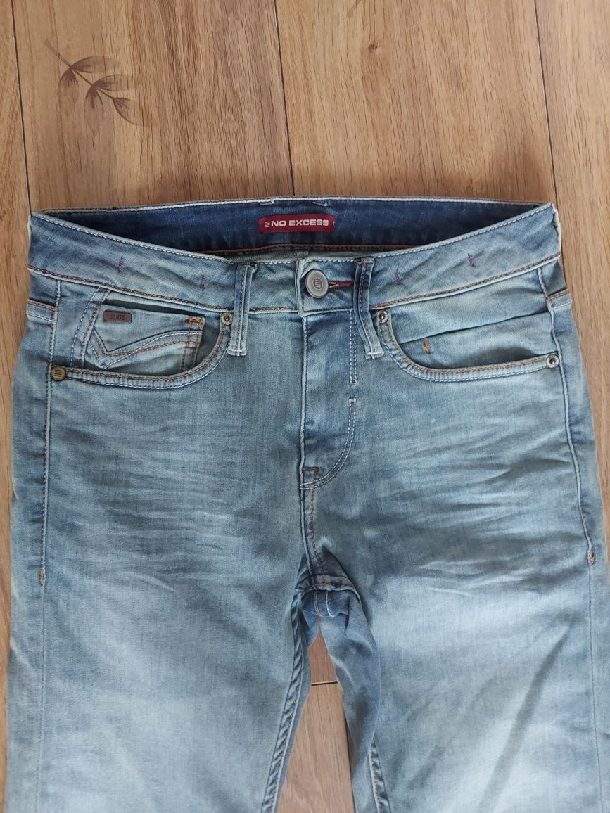 Spodnie jeansowe No Excess W29/L34 slim 710