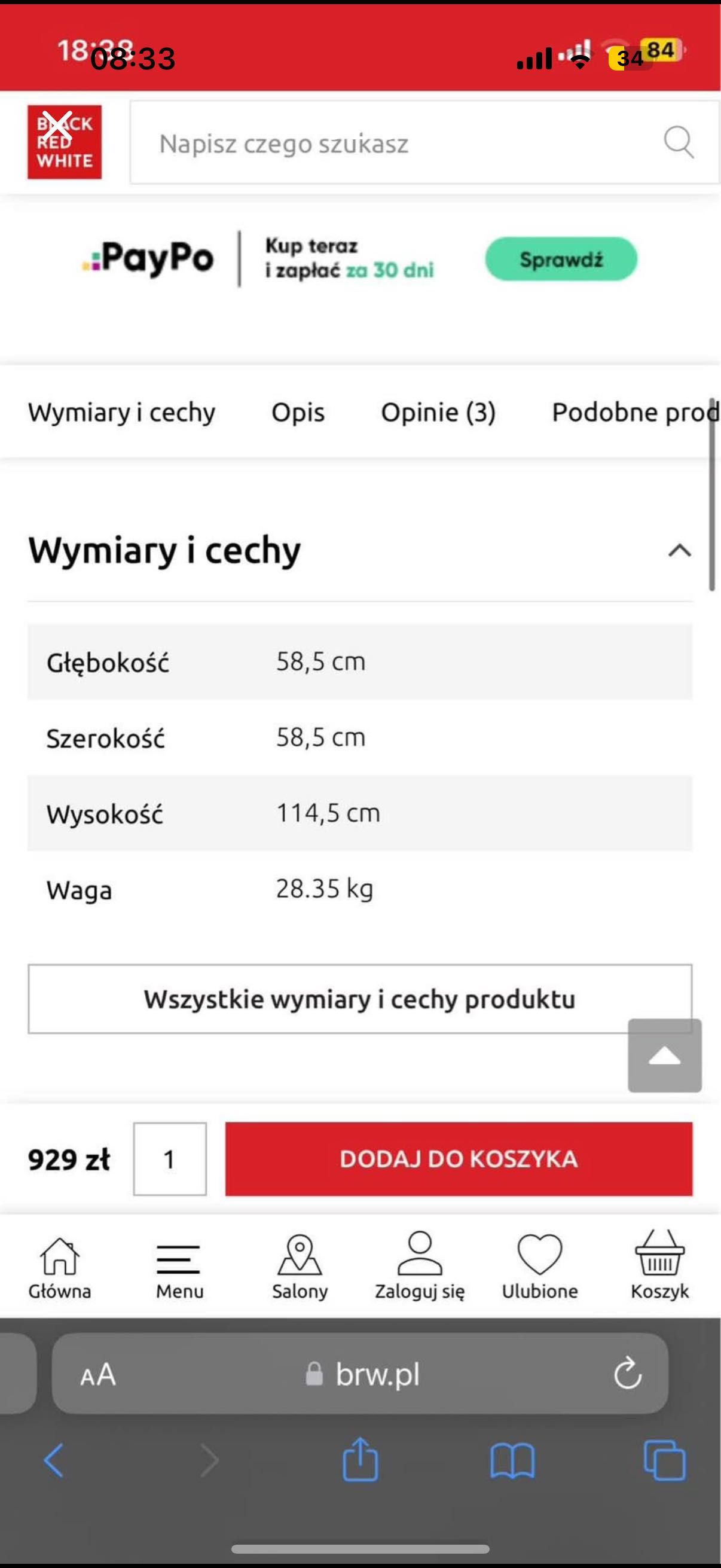 Witryna Kent brw