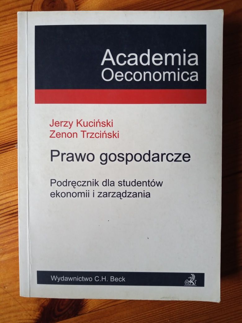 Prawo gospodarcze J .Kuciński,Z .Trzcina