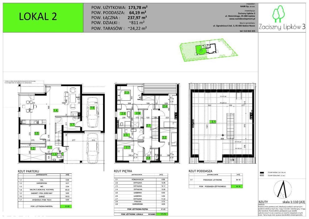 Zaciszny Lipków 2//dom F lok. 2