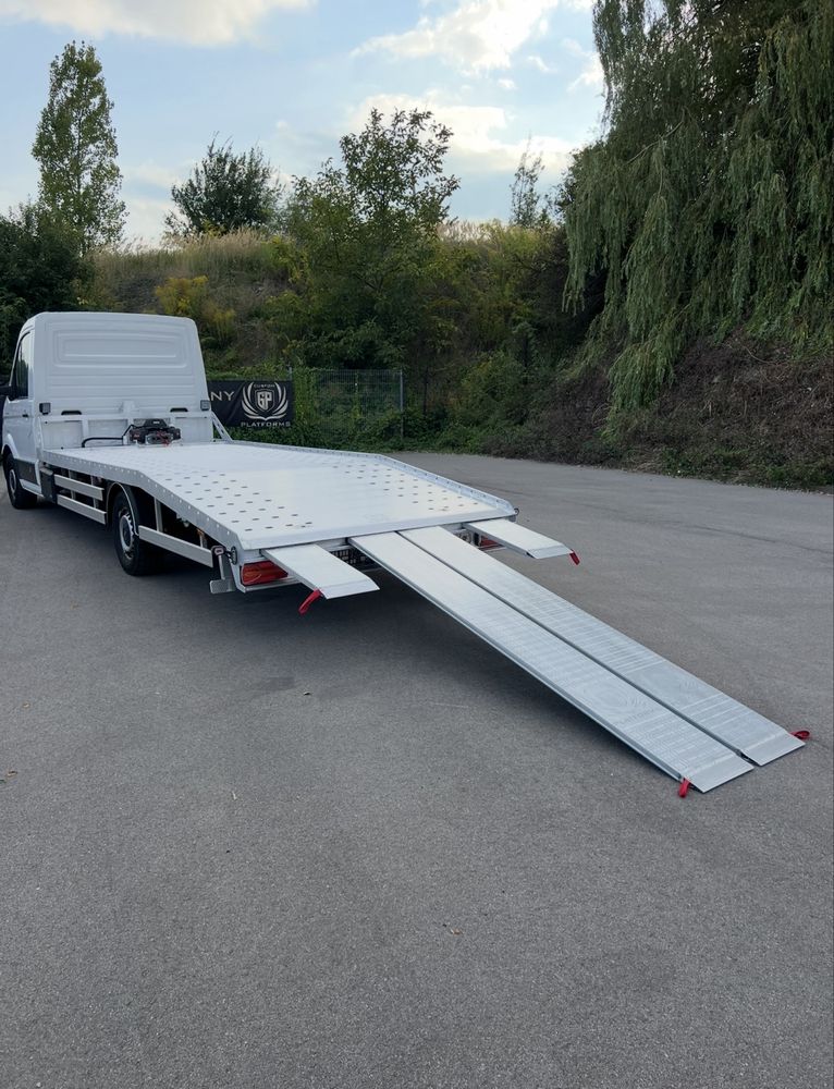 Aluminiowe trapy wjazdowe na autolawetę RAMPY najazdy podjazdy