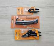 FISKARS Piłka Ręczna + Sekatorek + Nożyce ZESTAW Ogrodowy NOWY