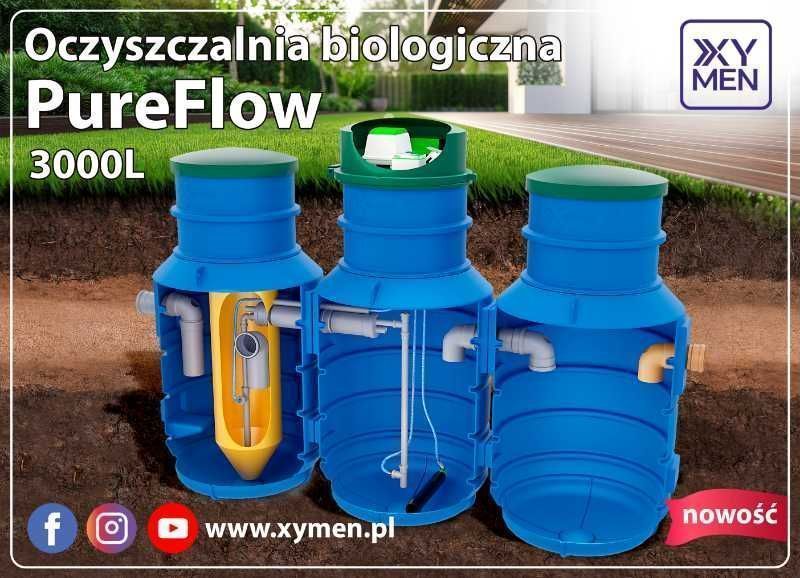 Przydomowa biologiczna oczyszczalnia ścieków PuerFlow  6 osób