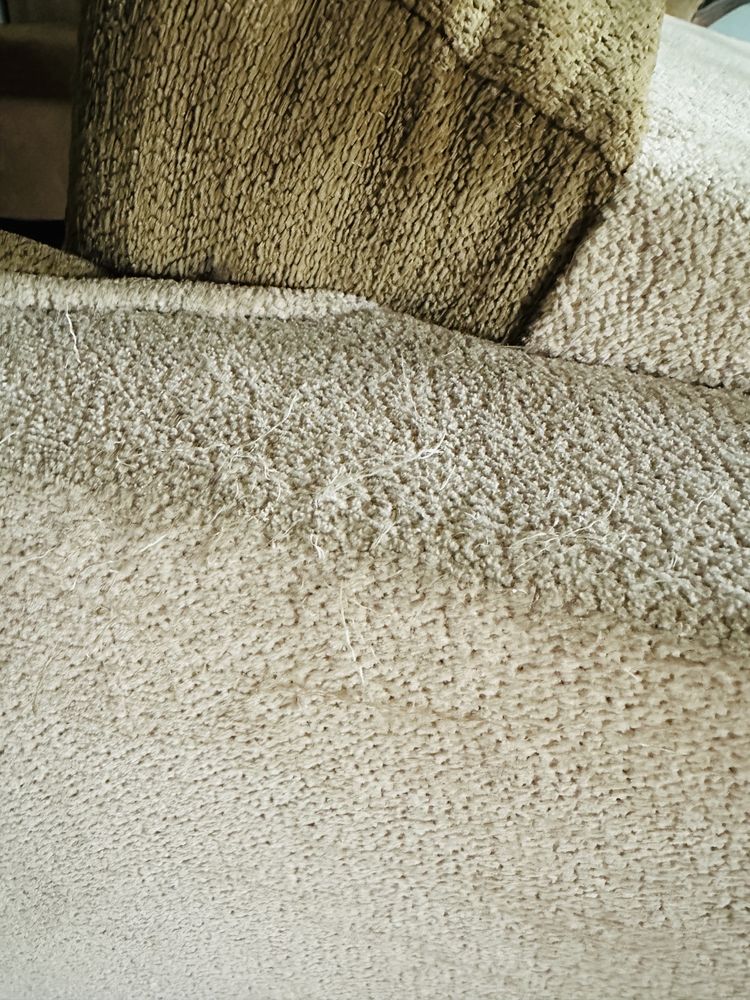 Komplet wypoczynkowy - sofa, fotele, pufy, poduszki - z funkcją spania