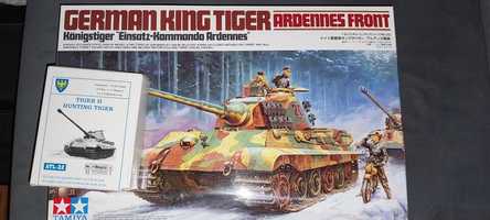 Model do sklejania Tiger II + metalowe gasienice Friulmodel