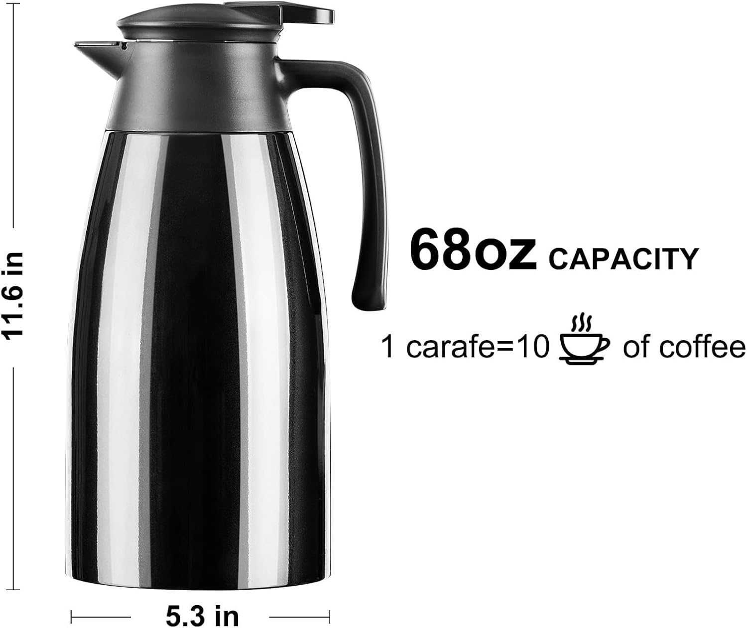 Dzbanek do kawy o pojemności 2 l