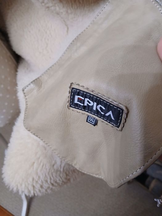 Дубленка натуральная овчина,очень теплая !