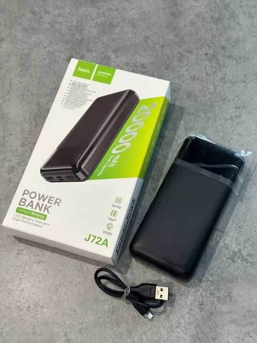 Power Bank, павербанк Hoco J72A 20000mAh 2хUSB, роутера, LED индикатор