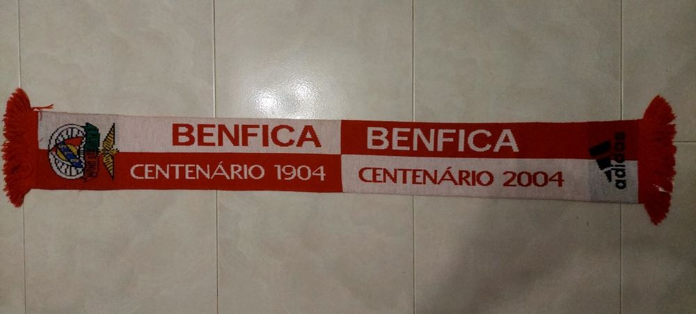 Cachecol.do Benfica Centenario
