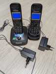 Дві трубки бездротовий DECT радіо телефон Panasonic