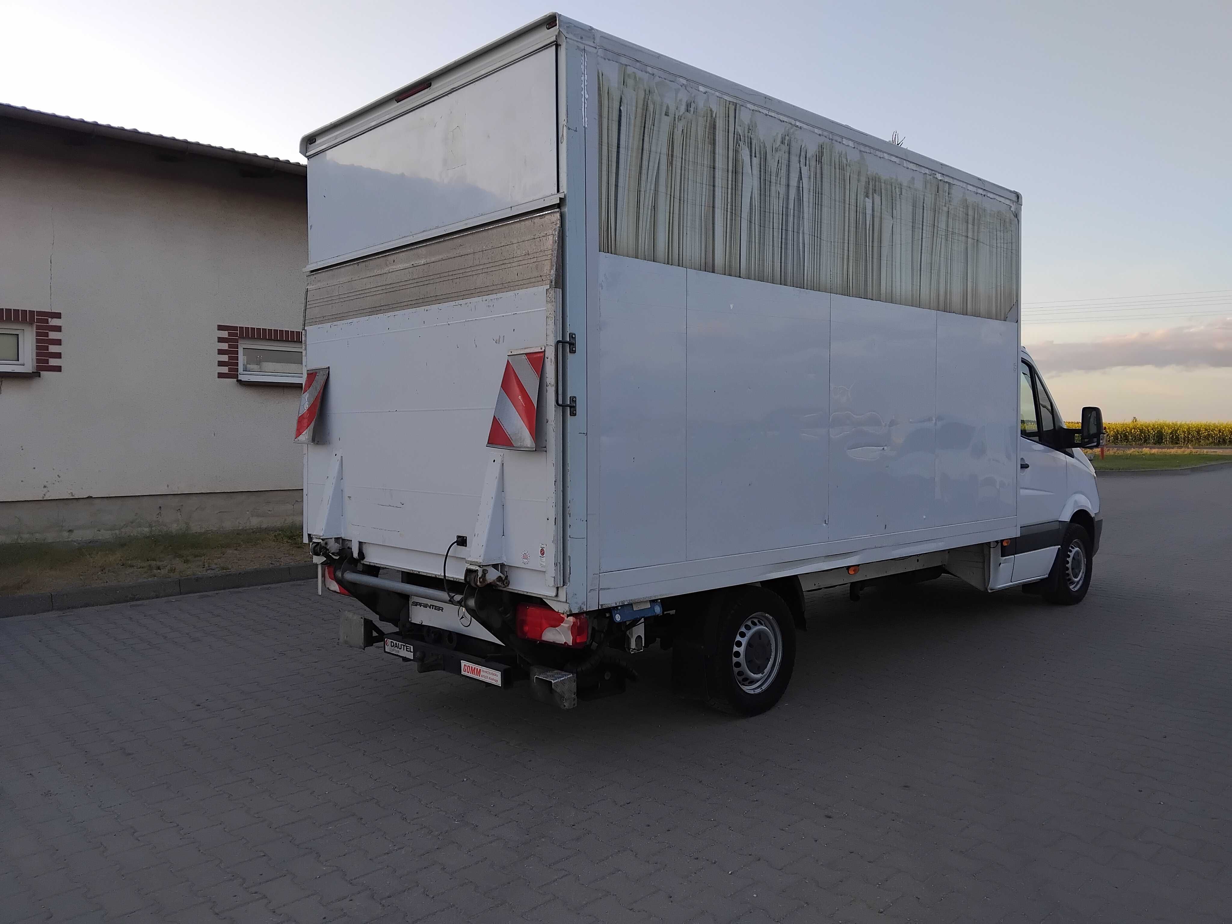 Mercedes Sprinter 906 Max kontener z windą Transport + lotka