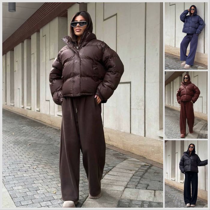 Женчкий теплый спорт костюм с курткой/Жіночий теплий костюм з курткою