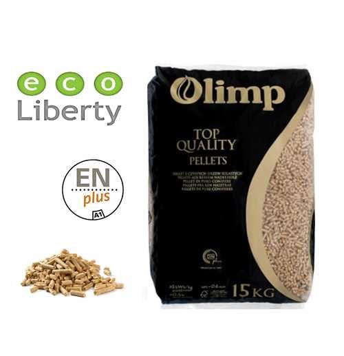 Pellet OLIMP ENplus A1 6mm / Pelet Drzewny Wysoka Kaloryczność / 975KG