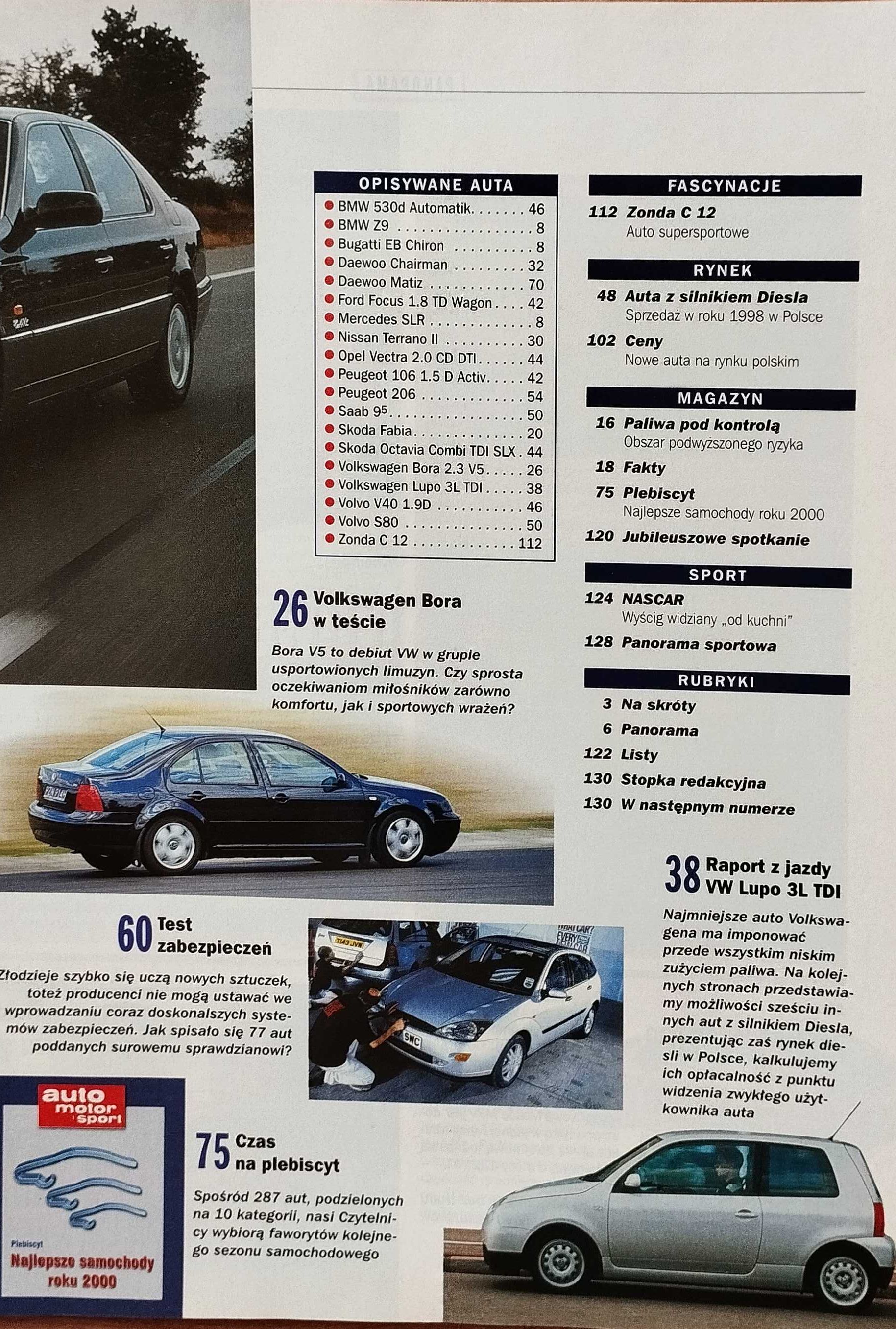 Auto Motor i Sport 11/1999 (nie Auto Świat)