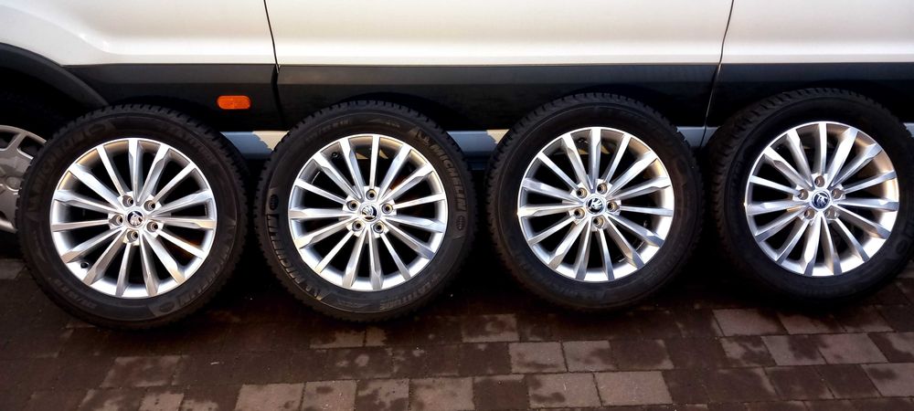 Koła zima SKODA KODIAQ/SEAT/Q3 7x18, 5X112, ET43+235/55R18 M+S