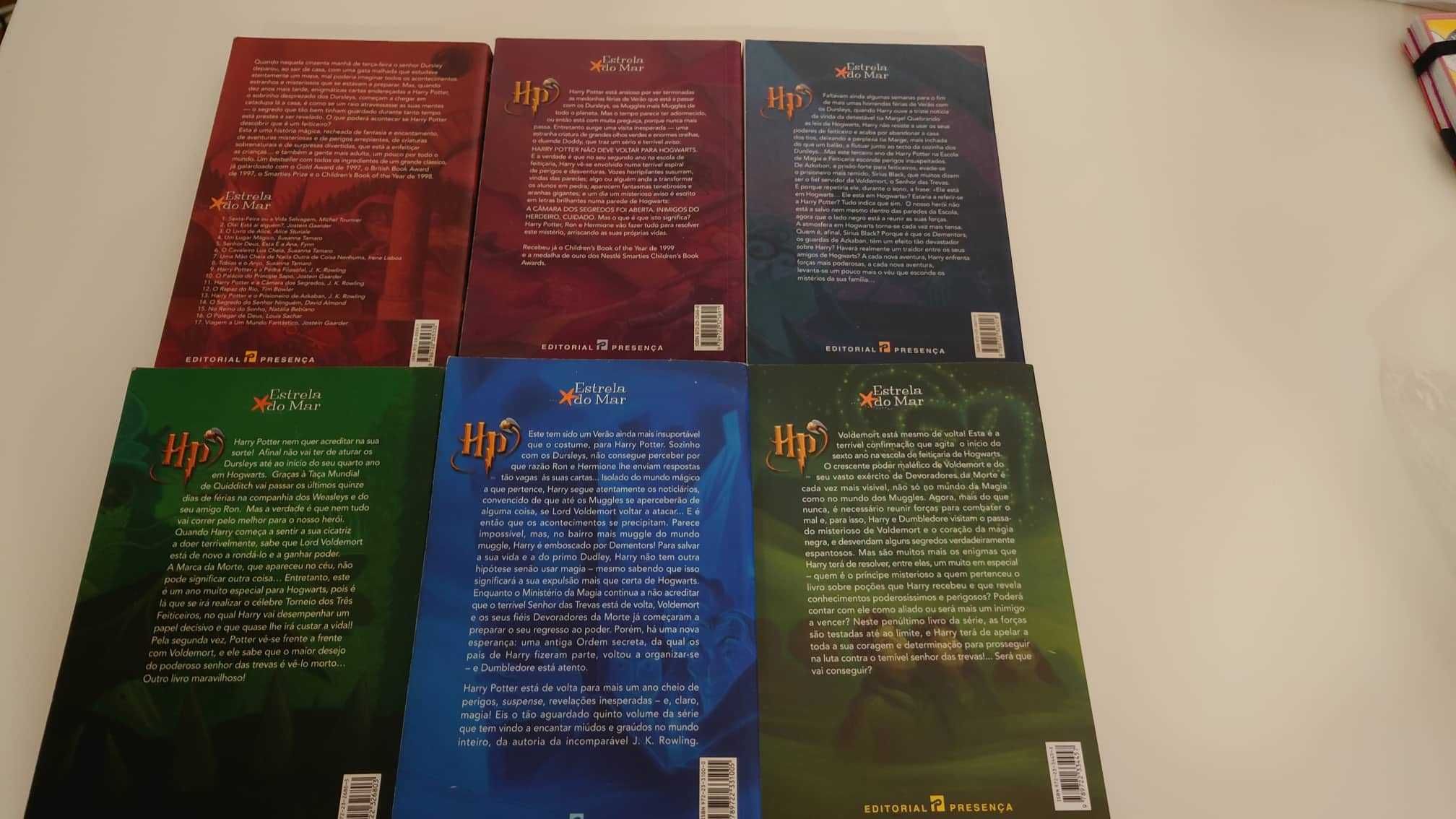 Coleção de livros do Harry Potter