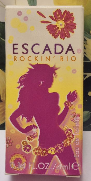 Escada Rockin Rio edt 4 ml, miniatura vintage