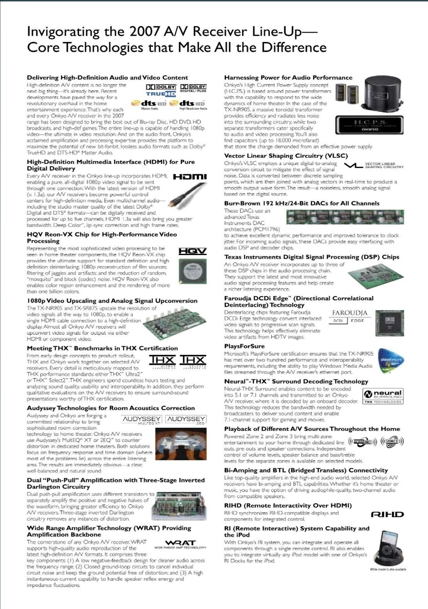 Amplituner Onkyo Nr905