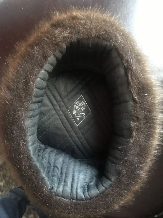 Шапка зимняя обманка белёк