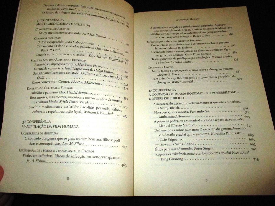 Livro A Condição Humana Ética Saúde e Interesse Público