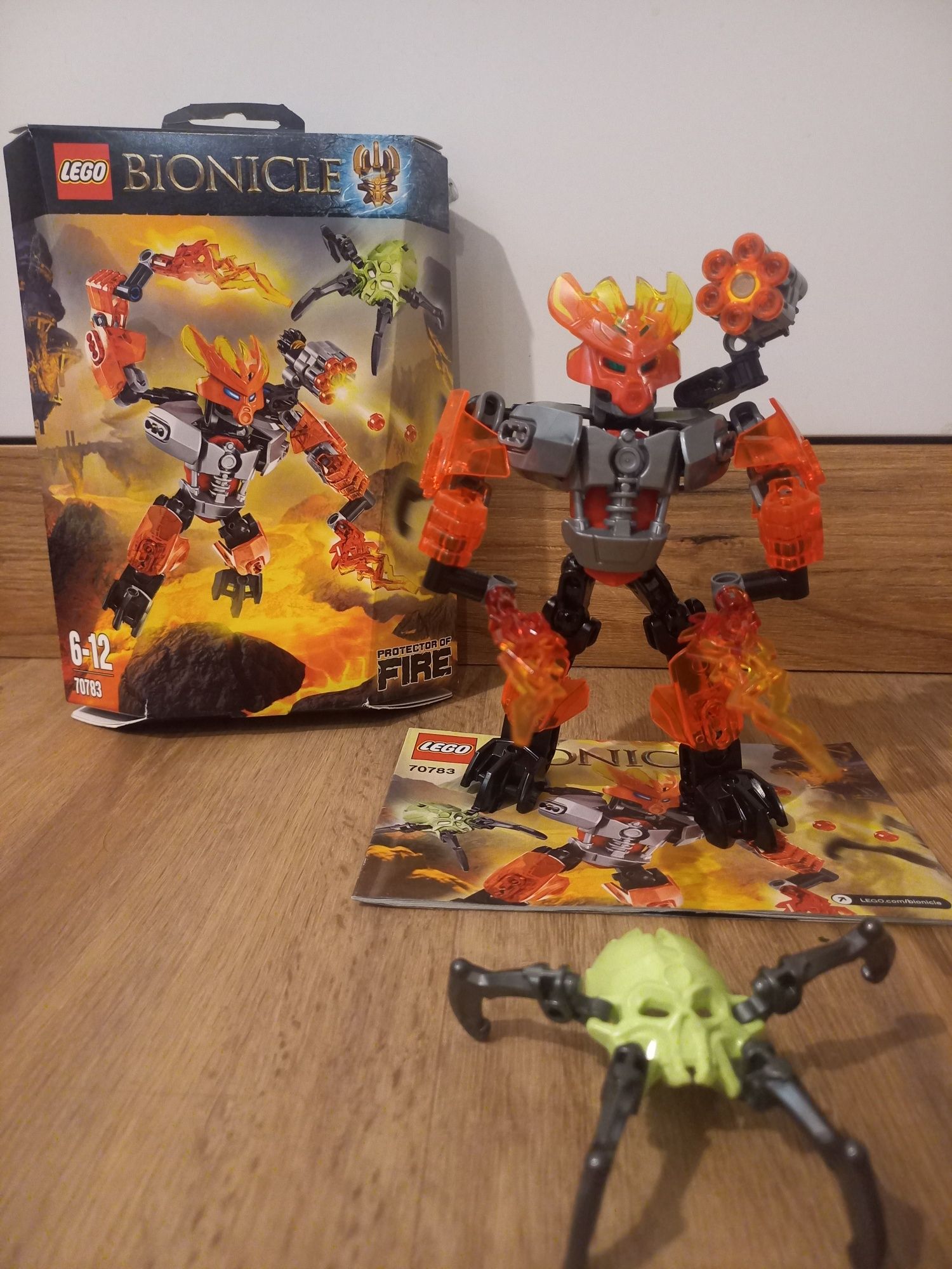 LEGO Bionicle 70783 Obrońca Ognia (Protector of Fire) 100% kompletny