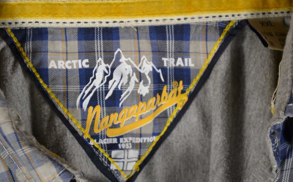 NANGAPARBAT Arctic Koszula Męska XXL Oryginalna Super Stan Bawełna
