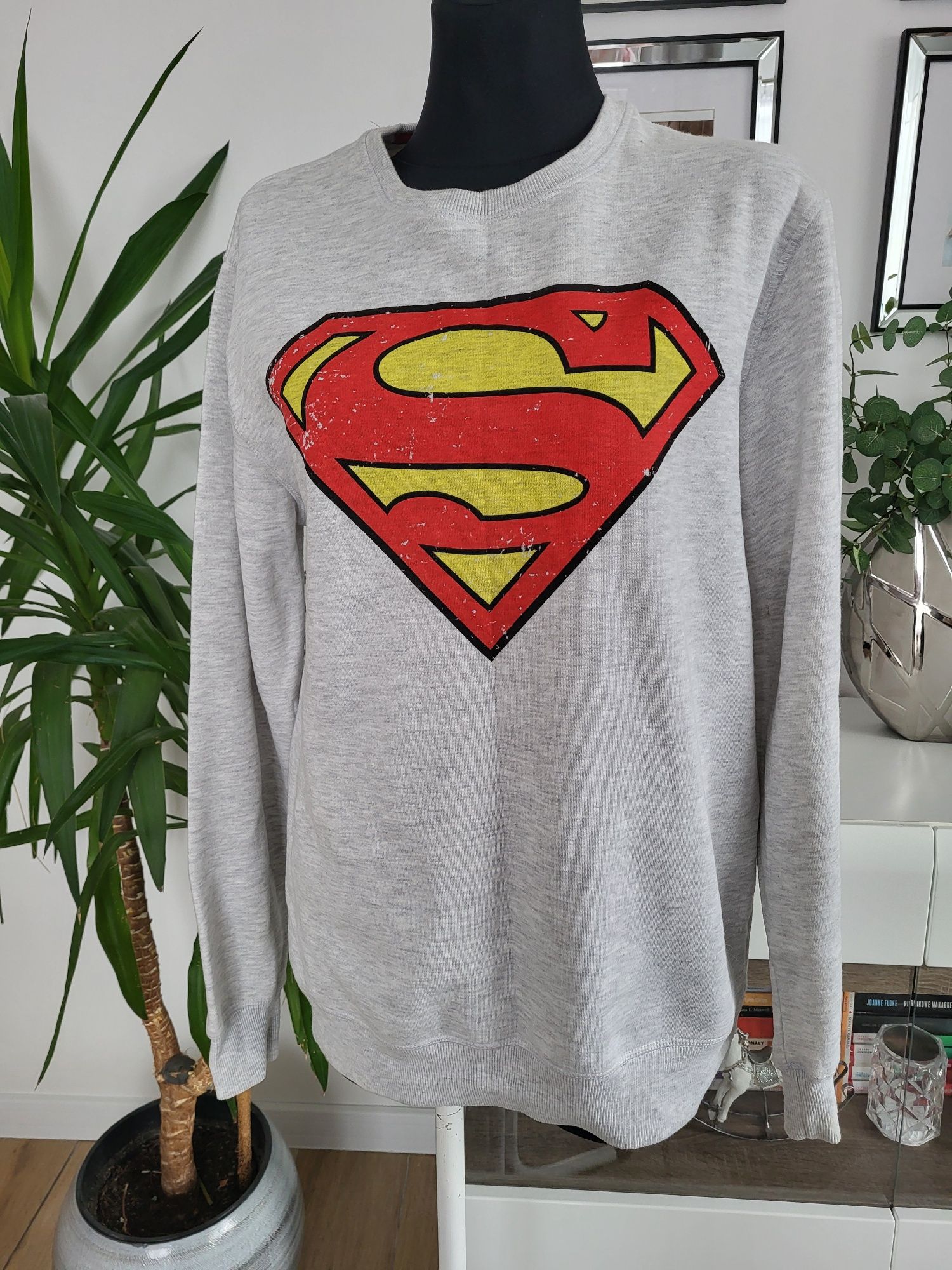 Bluza unisex House L Superman jak nowa