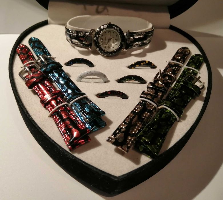 Zegarek damski piękny zestaw prezentowy- 10 w jednym