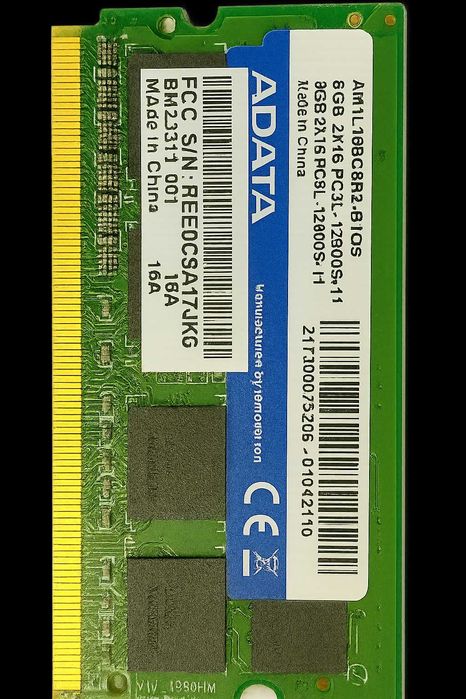 Pamięć RAM ADATA 1x8GB DDR3L 1600Mhz SODIMM CL11 1.35V Do Laptopa