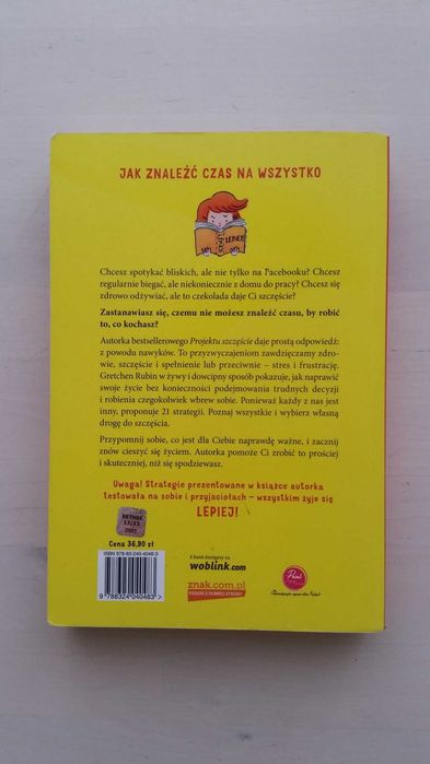 Książka "Lepiej! 21 strategii, by osiągnąć szczęście" Gretchen Rubin