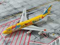 1/400 Boeing 747-400 ANA Pokemon Pikachu Jumbo JA8957 Hogan