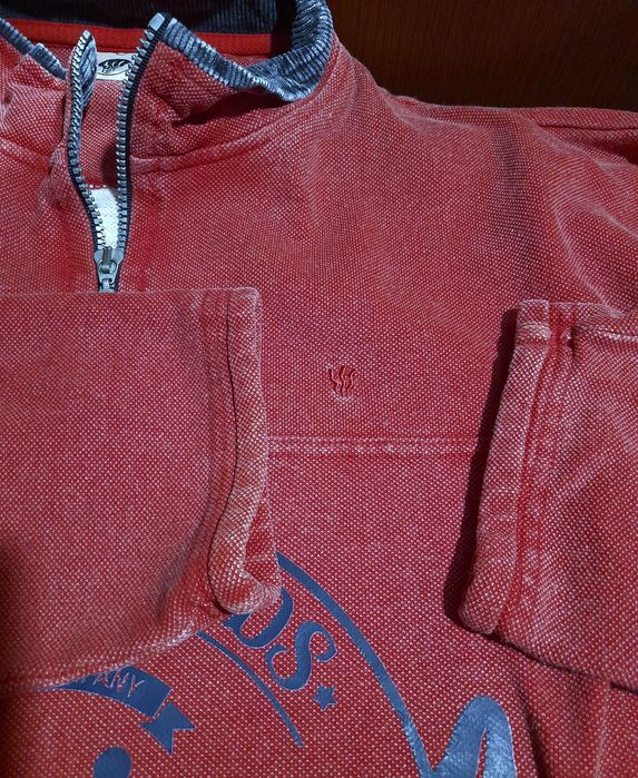 Fat face мужская кофта анорак, толстовка на молнии под горло