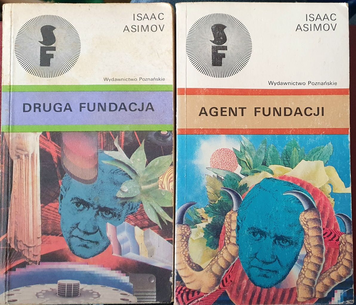 Isaac Asimov. Druga Fundacja. Agent Fundacji. 1-sze wydania.