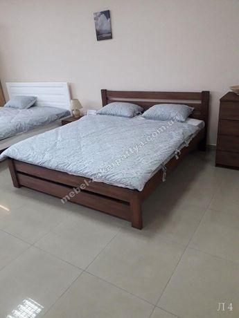 Кровать деревянная двуспальная. Ліжко деревяне 90,120,140,160,180х200